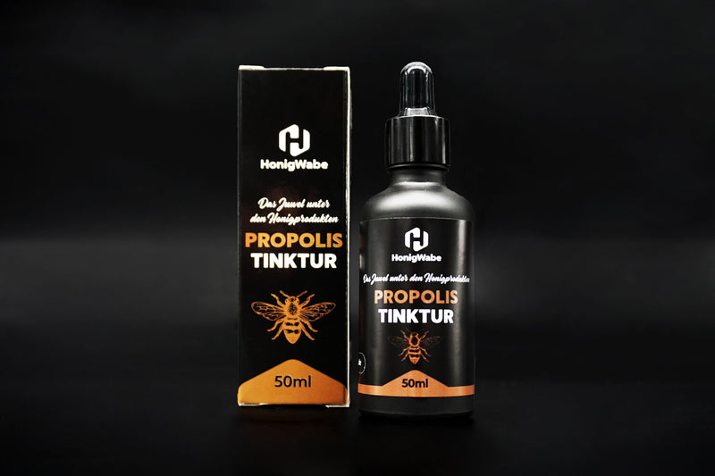 50 ml Propolis Tinktur mit 20% Propolisextrakt - HonigWabe